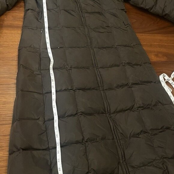 Andrew Marc long puffer coat Brown Goose down filled Small - Picture 5 of 10
